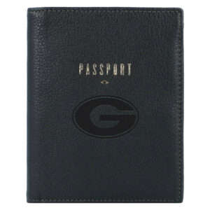 Fossil  Black Georgia Bulldogs Travel RFID Passport Case