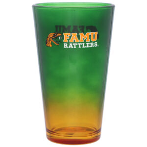 Florida A&M Rattlers 16oz. Ombre Pint Glass