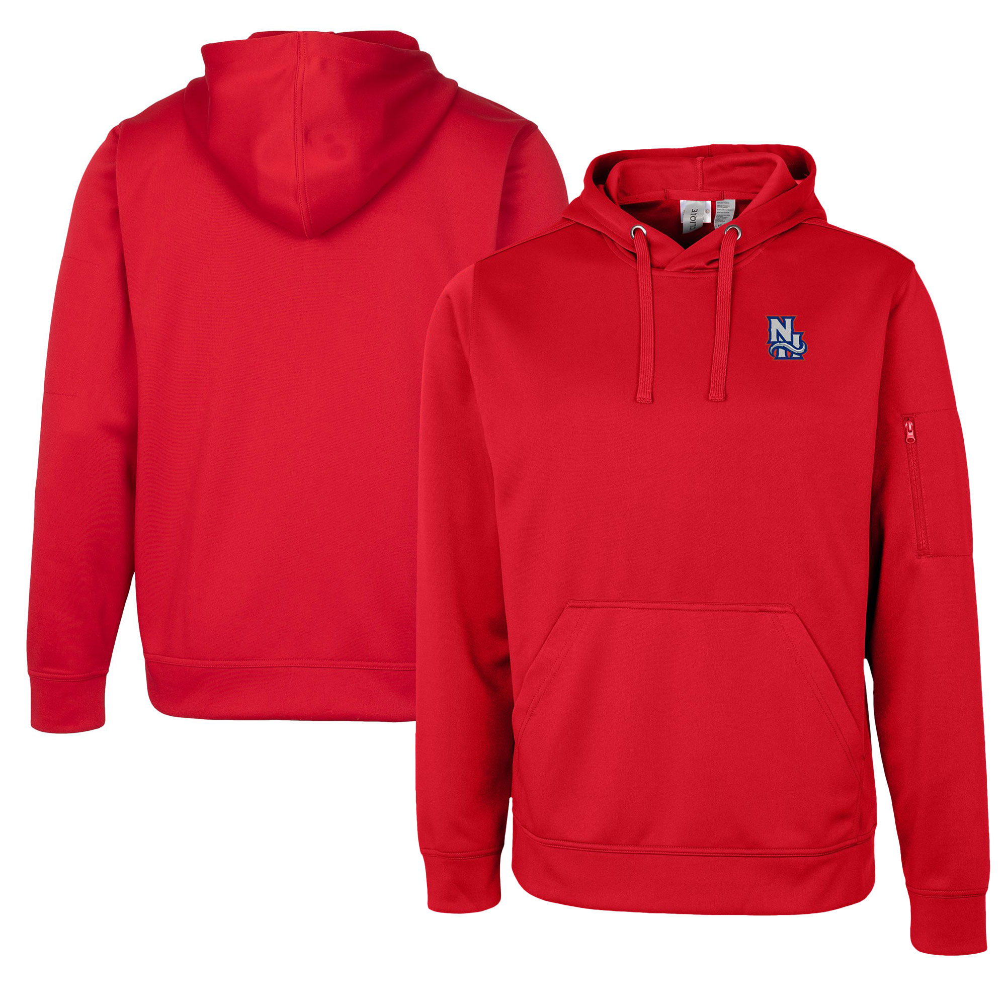 Unisex Cutter & Buck Red New Hampshire Fisher Cats Clique Lift Eco Performance Pullover Hoodie Sweatshirt