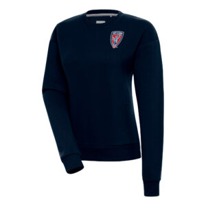 Women's Antigua Navy Indy Eleven Victory Crewneck Pullover Sweatshirt