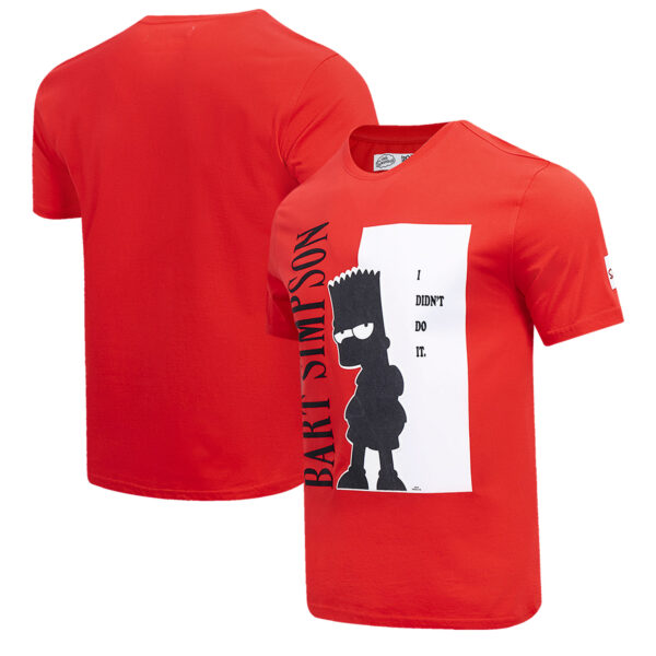 Men's Freeze Max Red The Simpsons Bart Simpson The World Is Yours T-Shirt