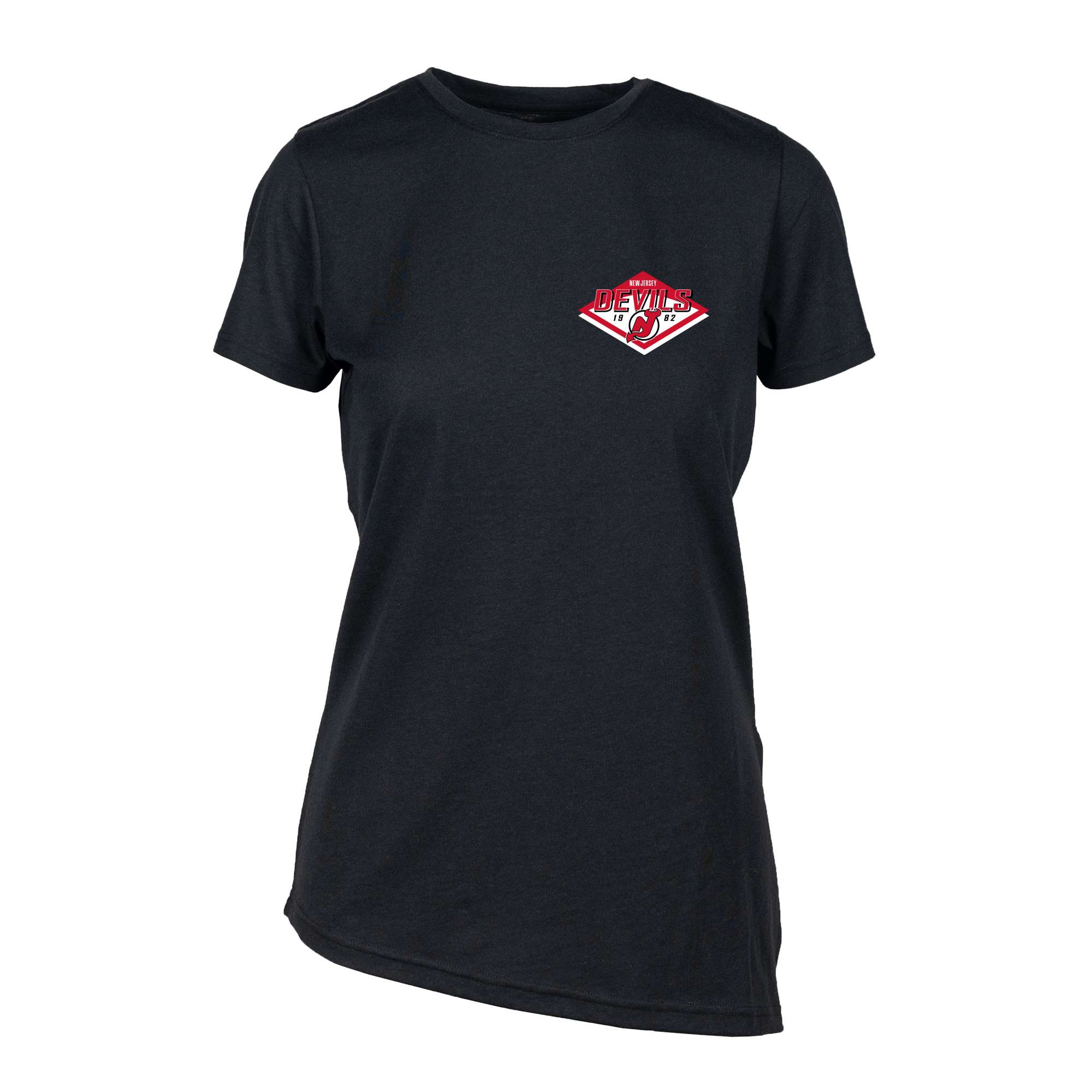 Women's Levelwear Black New Jersey Devils Birch Club Patch 2.0 T-Shirt