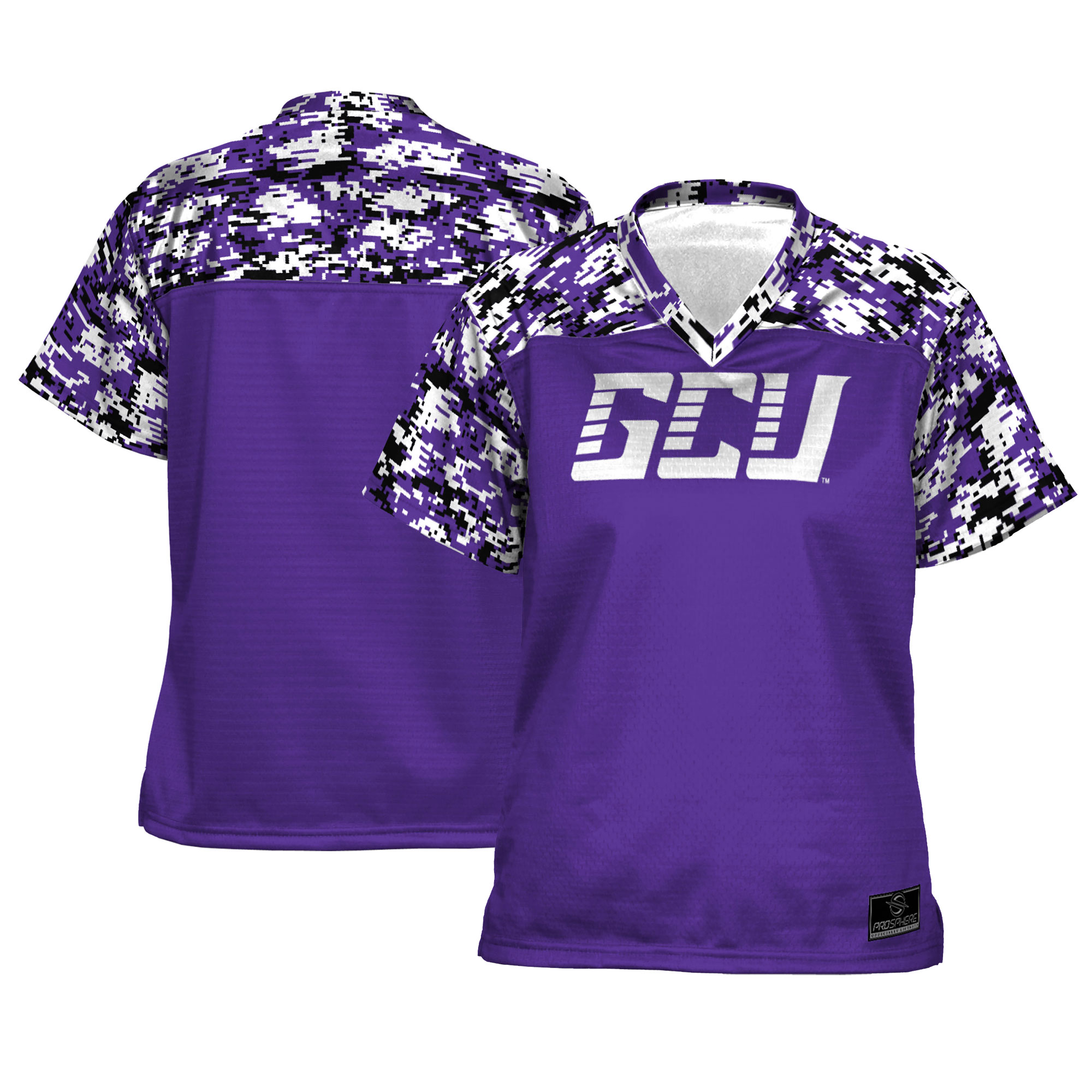 Women's ProSphere Purple Grand Canyon Antelopes Camo Football Jersey