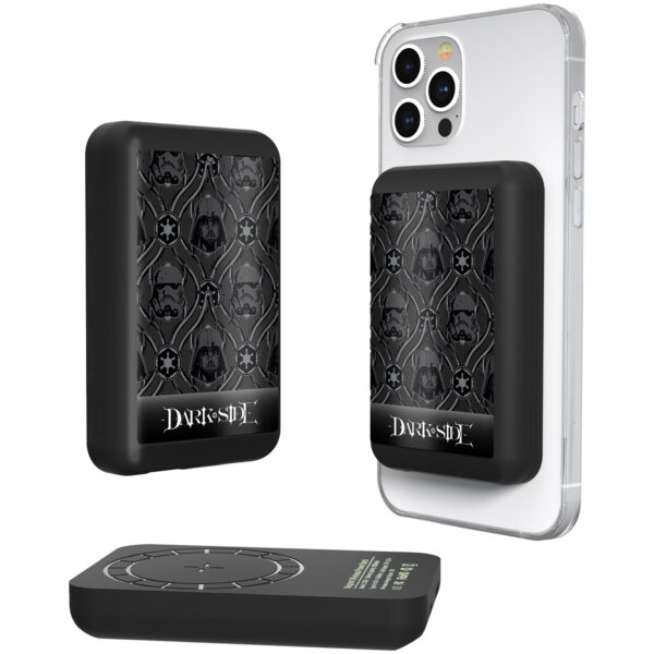 Keyscaper  Star Wars Dark Side Pattern Wireless Magnetic Powerbank