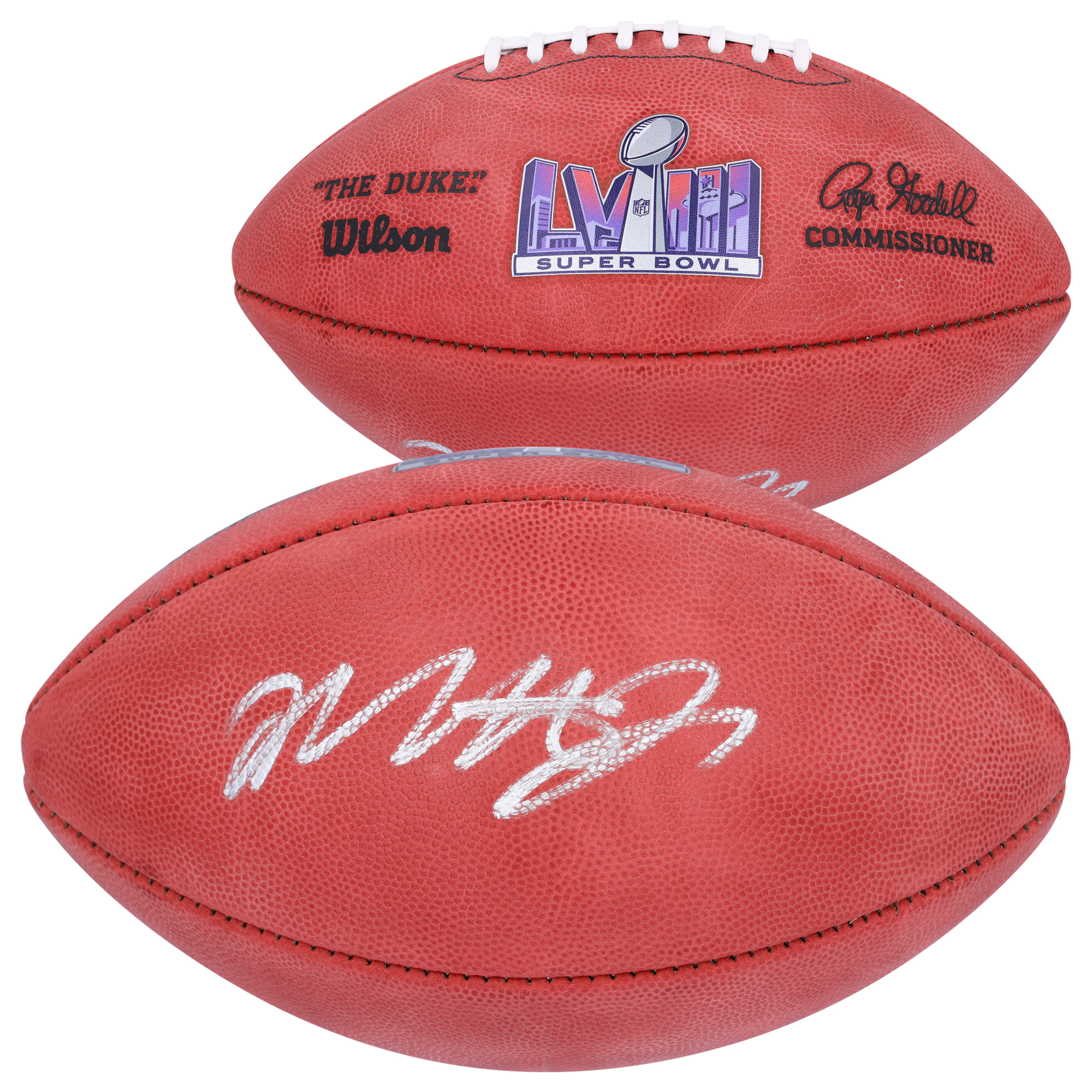 Mecole Hardman Kansas City Chiefs Autographed Super Bowl LVIII Duke Football - Image 2