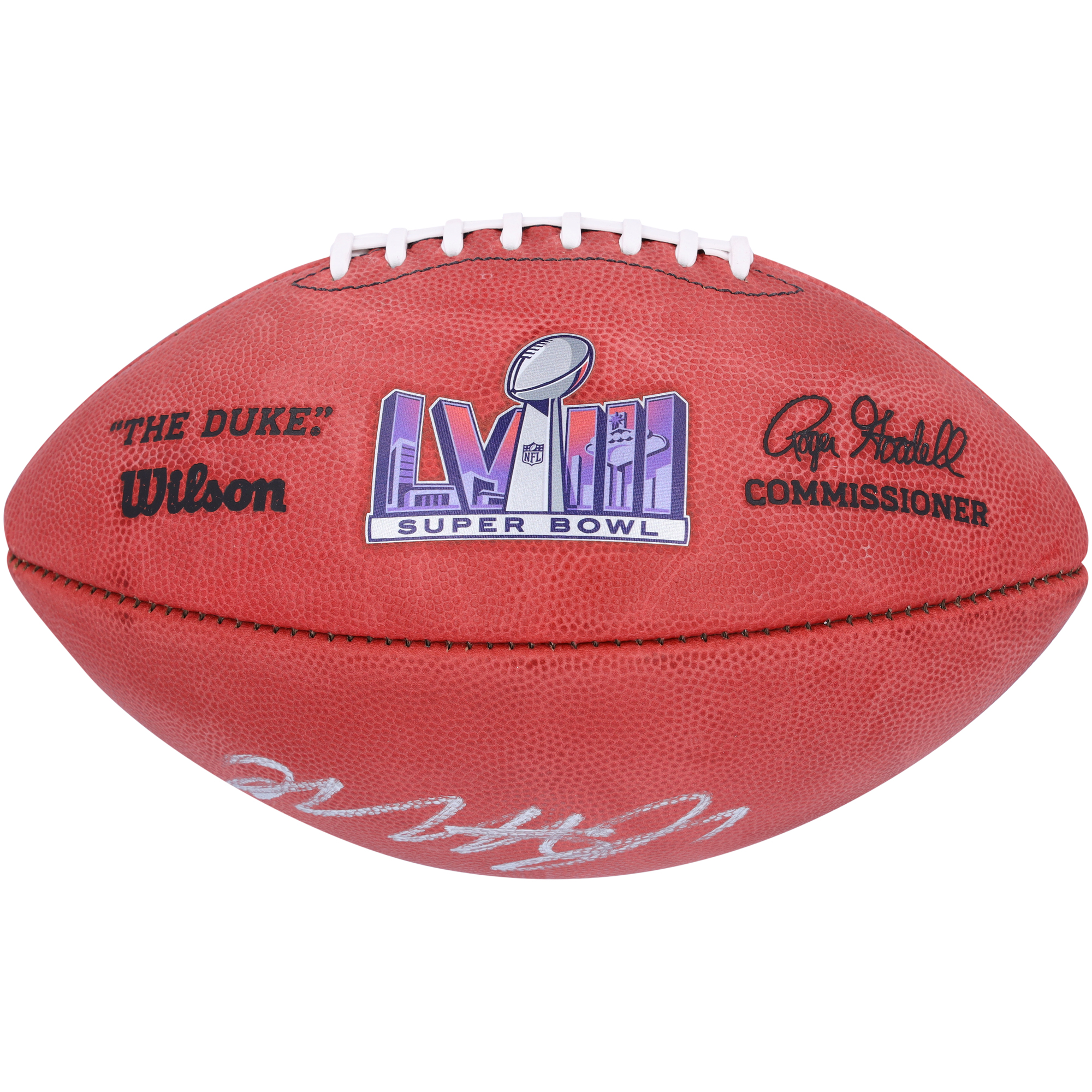 Mecole Hardman Kansas City Chiefs Autographed Super Bowl LVIII Duke Football - Image 8
