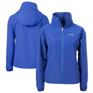 Women's Cutter & Buck  Blue Montana State Bobcats Vault Charter Eco Recycled Full-Zip Jacket