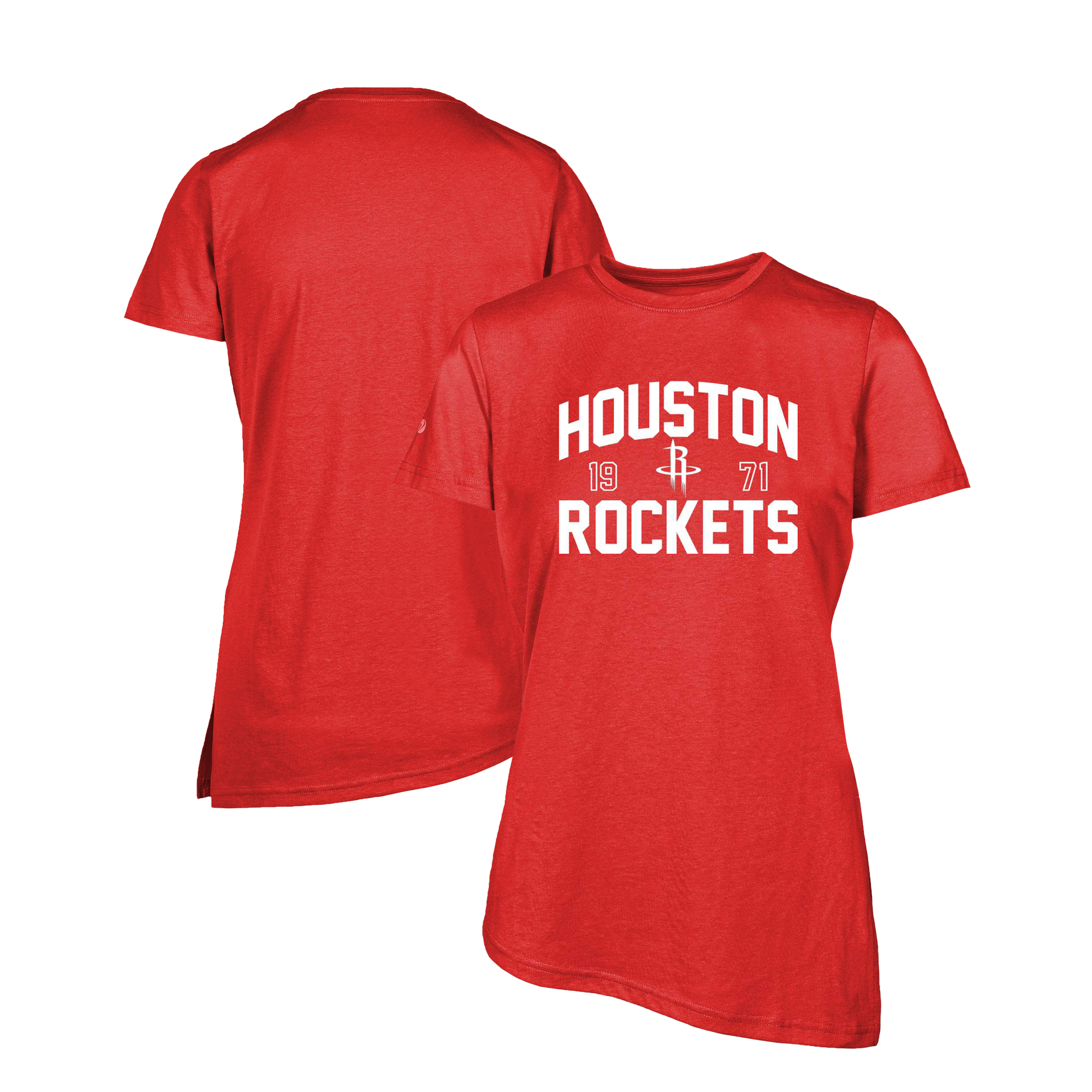 Women's Levelwear Red Houston Rockets Birch T-Shirt - Image 8