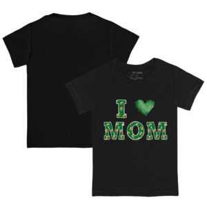 Infant Tiny Turnip Black Oregon Ducks Mom T-Shirt