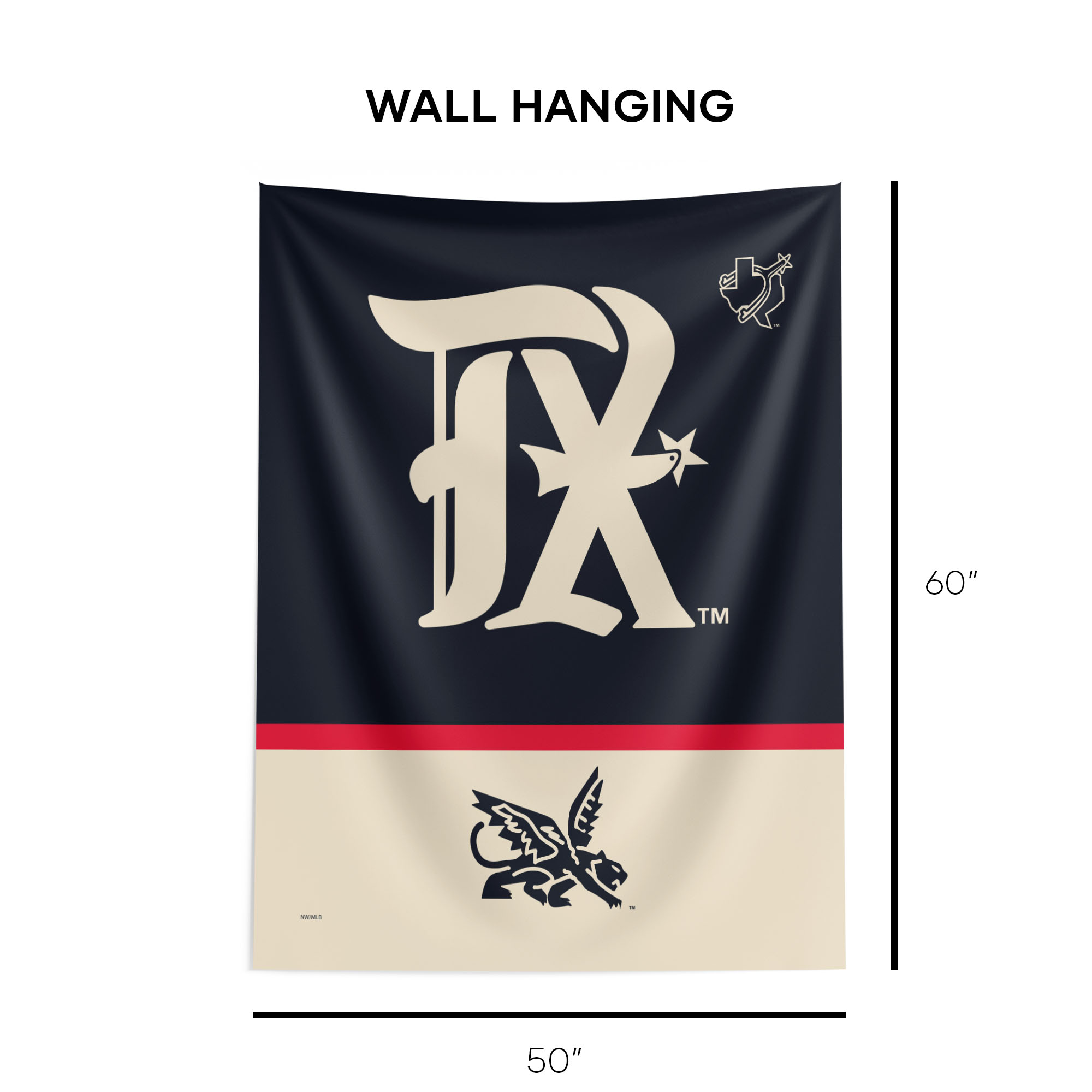 The Northwest Group Texas Rangers 50" x 60" City Connect Wall Art - Image 5