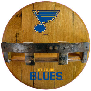 Imperial St. Louis Blues 21'' Reclaimed Oak Bar Shelf