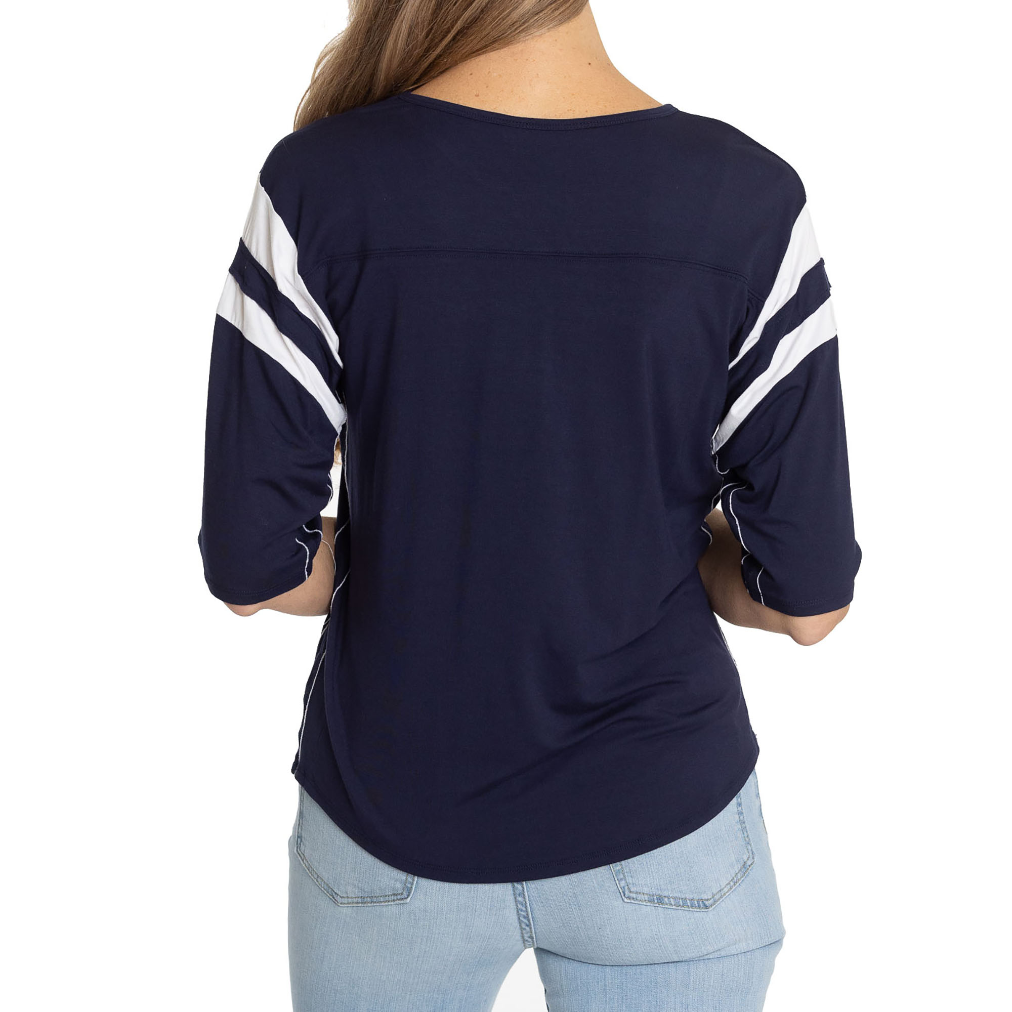 Women's Navy Penn State Nittany Lions Abigail Jersey T-Shirt - Image 5