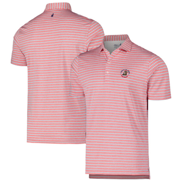 Men's 2025 U.S. Open johnnie-O Red Thorton Striped Performance Polo - Image 9