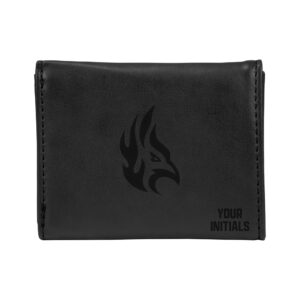Black Carthage Firebirds Personalized Trifold Wallet
