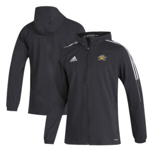 Men's adidas Black Northern Kentucky University Norse Tiro 21 AEROREADY Full-Zip Hoodie Windbreaker Jacket
