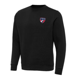 Men's Antigua Black FC Dallas Big & Tall Victory Pullover Sweatshirt