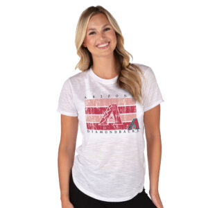 Women's Concepts Sport White Arizona Diamondbacks Infuse Knit T-Shirt