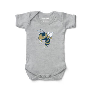 Newborn & Infant Chad & Jake Heather Gray Georgia Tech Yellow Jackets Bodysuit