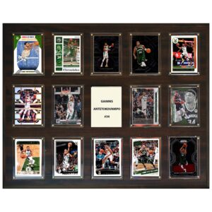 Giannis Antetokounmpo Milwaukee Bucks 12" x 15" Trading Card Plaque