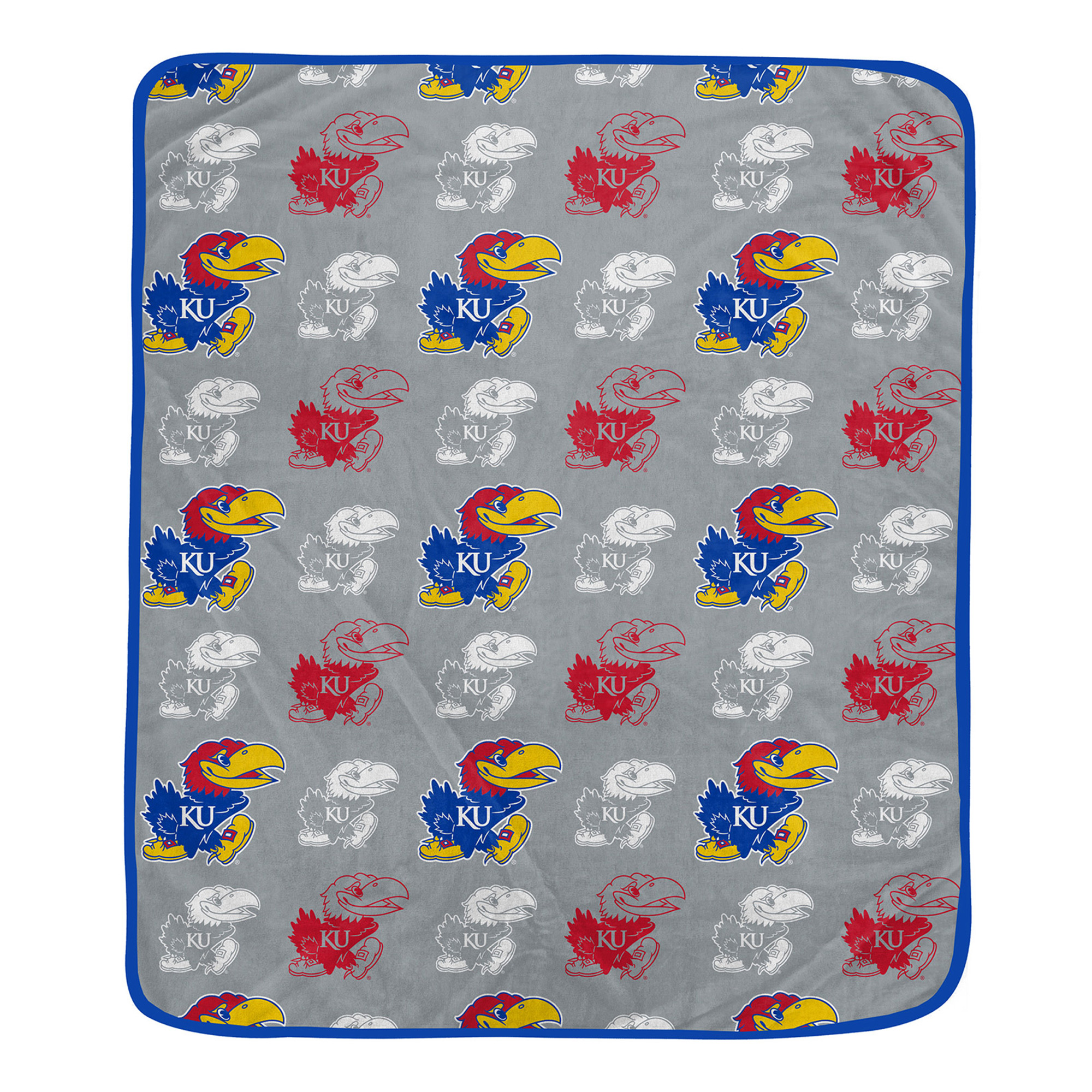 Pegasus Kansas Jayhawks 60" x 72" Logo Roll Ultra Soft Blanket