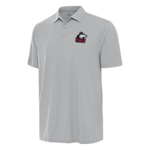Men's Antigua Gray Northern Illinois Huskies Era Polo