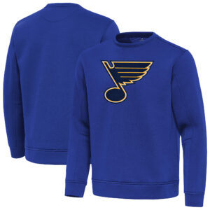 Men's Antigua Royal St. Louis Blues Relevant Lightweight Pullover Sweatshirt