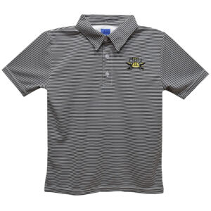 Toddler Vive La Fete Black Northern Kentucky University Norse Pencil Stripe Polo