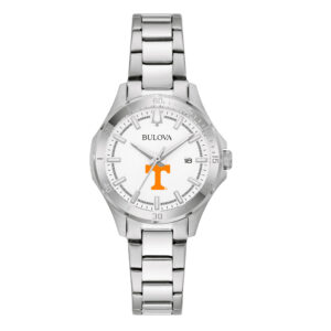 Women's Bulova Silver Tennessee Volunteers Stainless Steel Sport Classic Watch