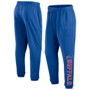 Men's Fanatics Royal Buffalo Bills Chop Block Fleece Sweatpants