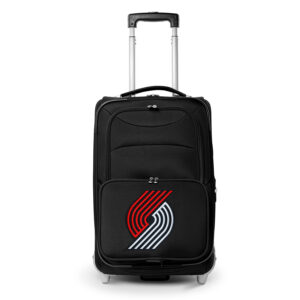 MOJO Black Portland Trail Blazers 21" Softside Rolling Carry-On Suitcase