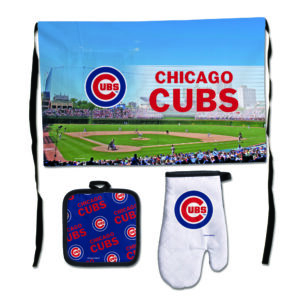 WinCraft Chicago Cubs Deluxe BBQ Set