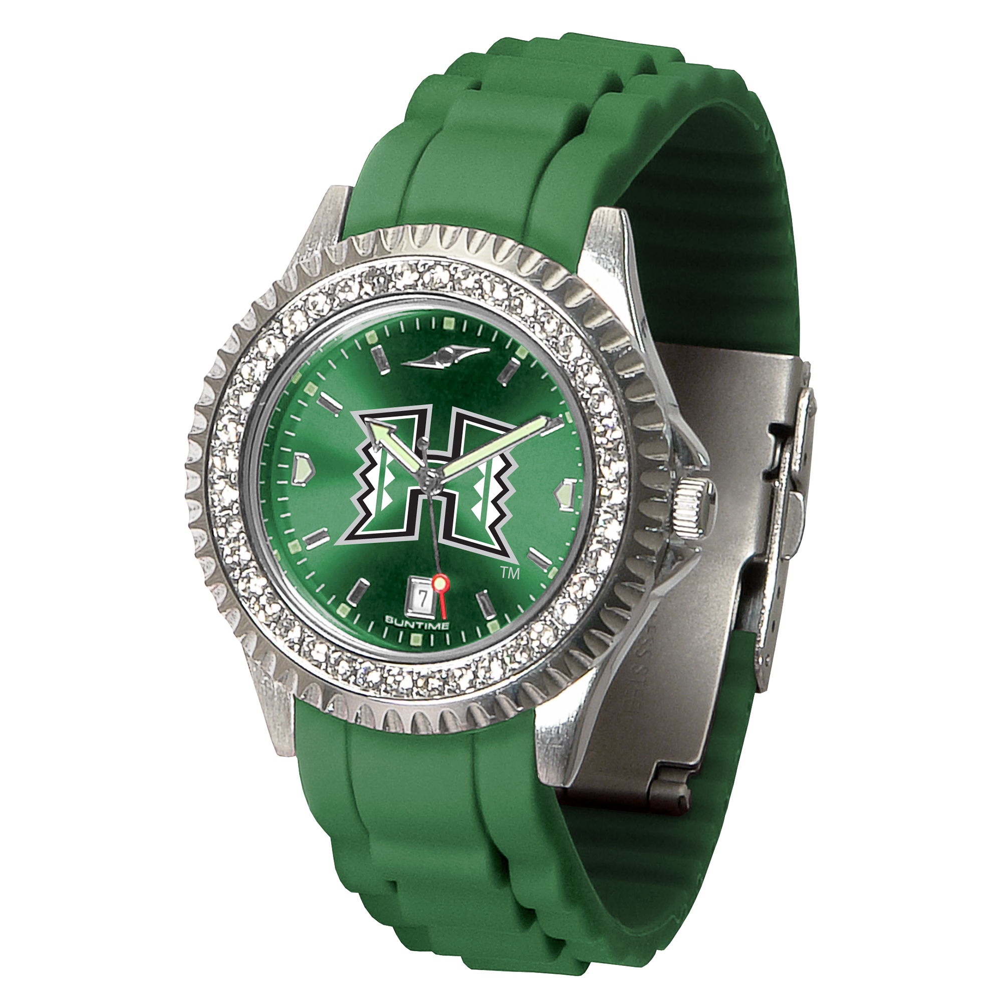 Women's Green Hawaii Warriors New Sparkle Watch