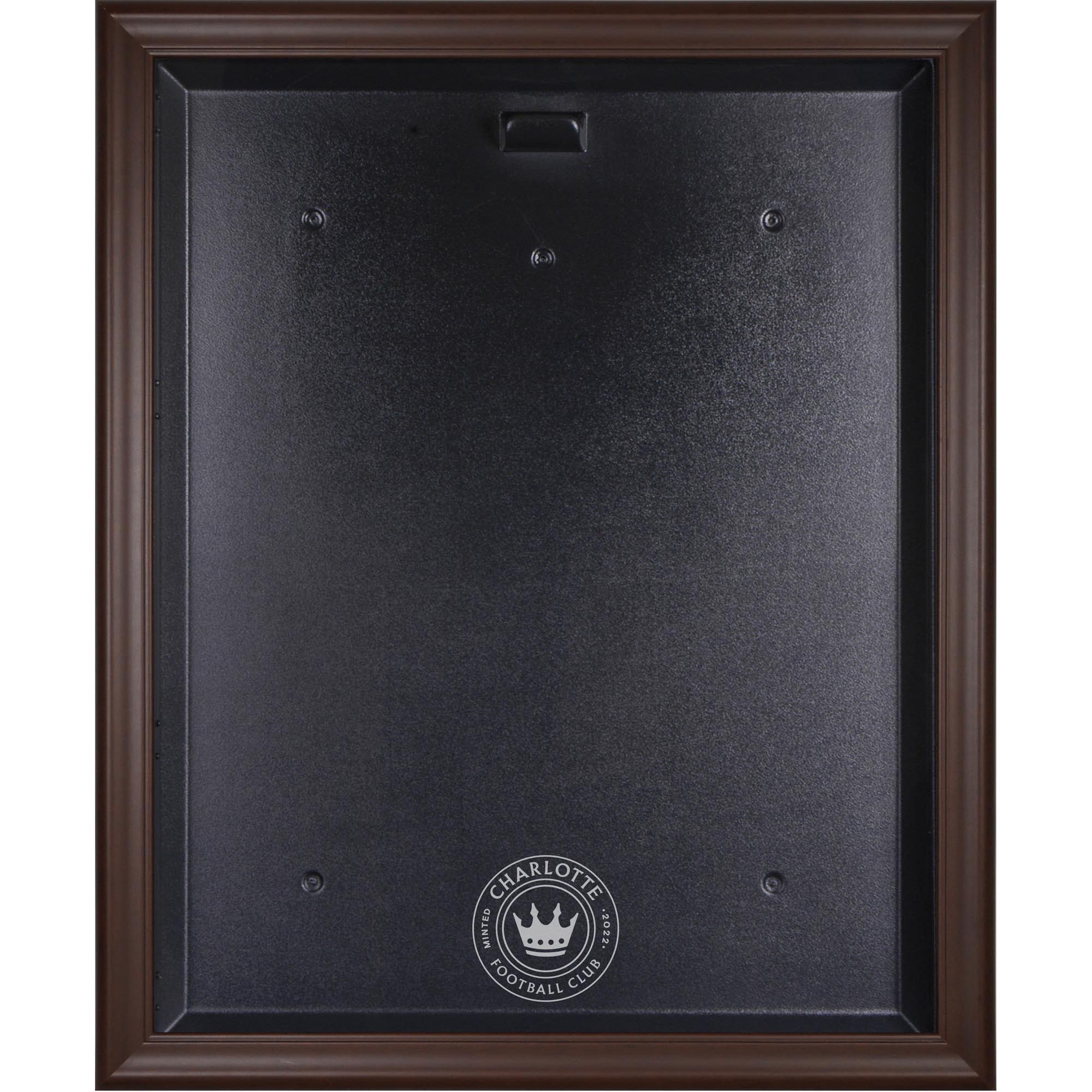 Charlotte FC Brown Framed Team Logo Jersey Display Case