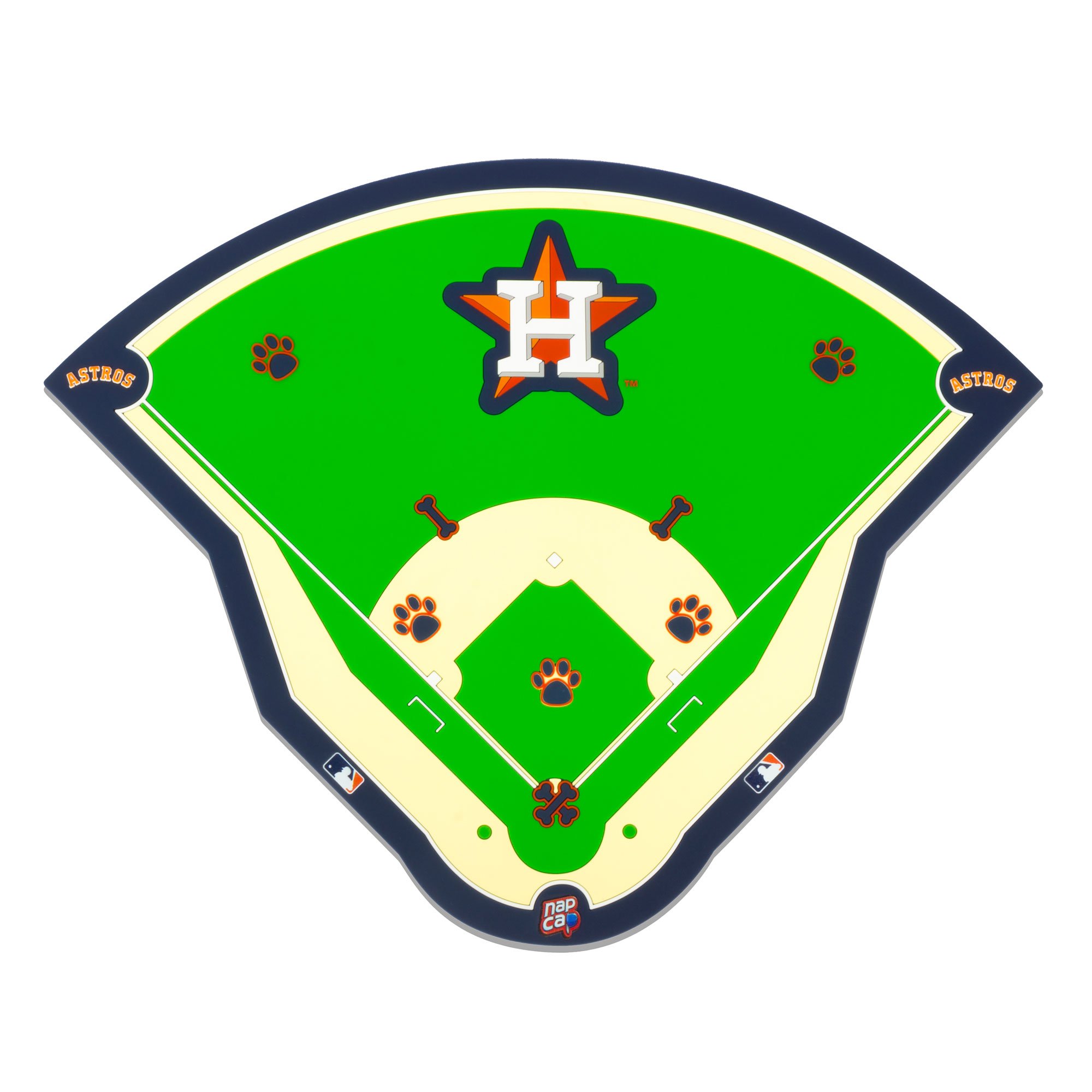 Navy Houston Astros Pet Field Mat