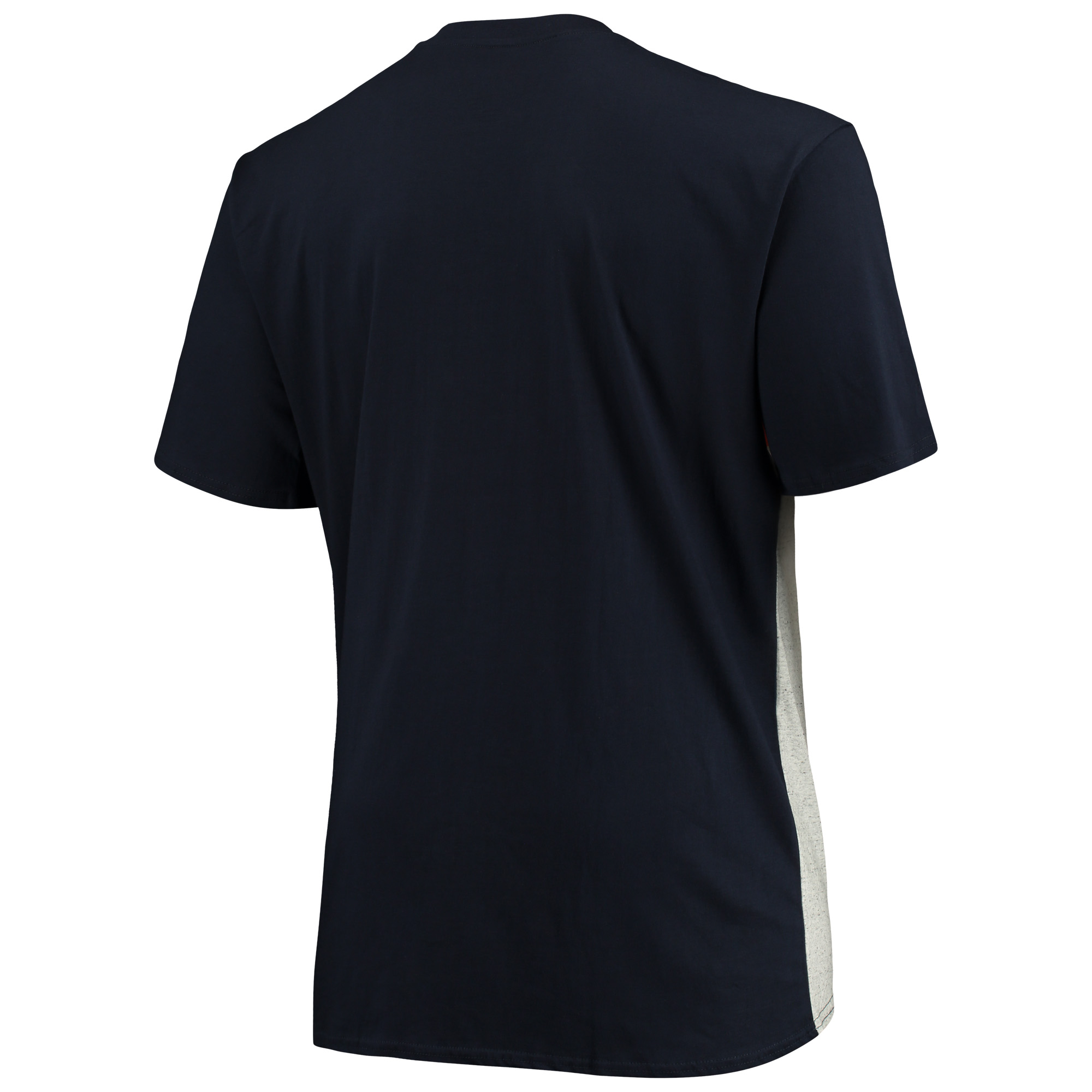 Men's Fanatics College Navy/Heathered Gray Seattle Seahawks Big & Tall Color Block T-Shirt - Image 7