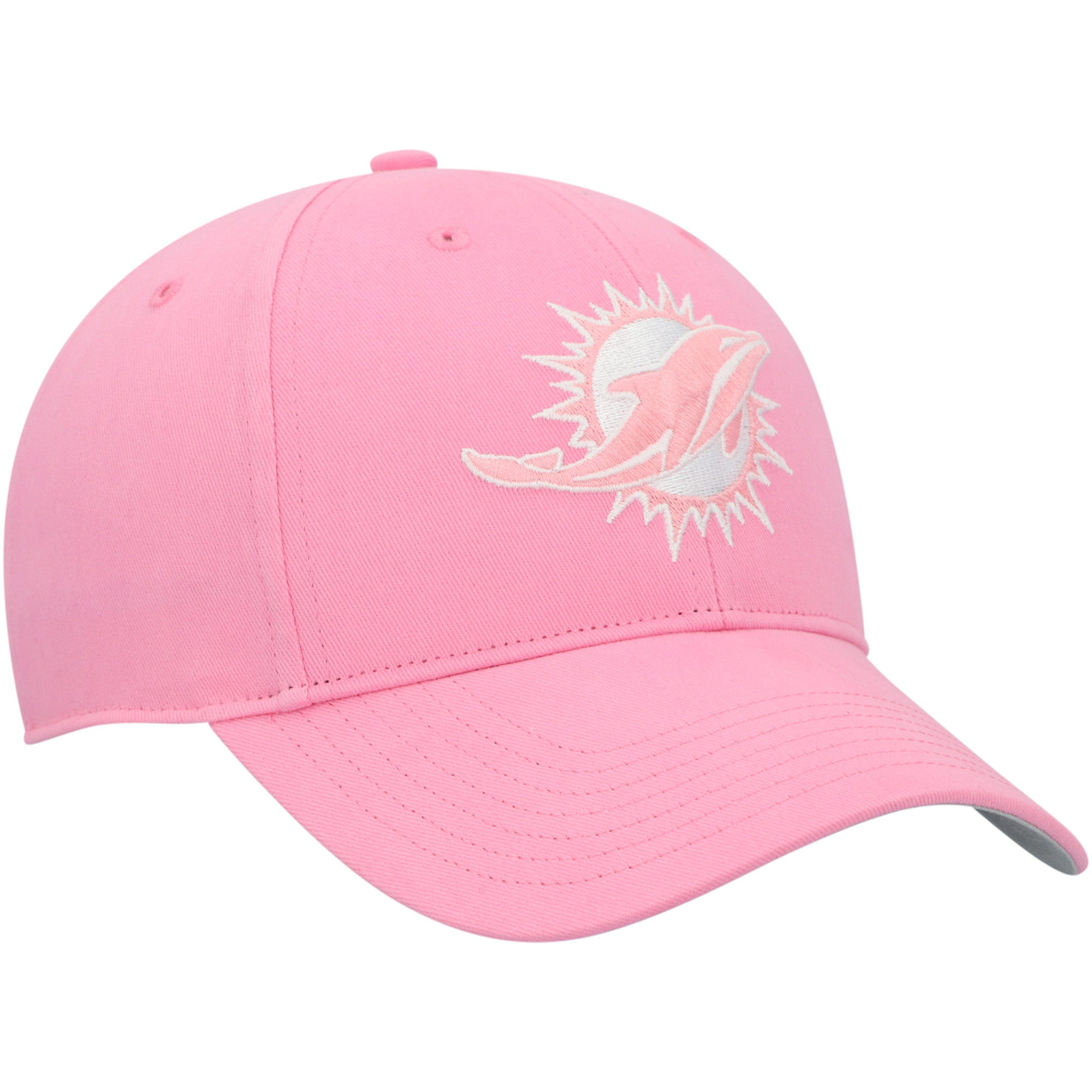 Girls Youth '47 Pink Miami Dolphins Rose MVP Adjustable Hat - Image 4