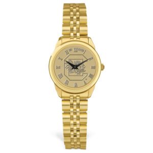 Women's South Carolina Gamecocks Gold Medallion Rolled Link Bracelet Wristwatch