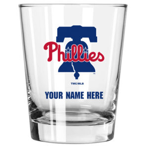 Philadelphia Phillies 15oz. Personalized Double Old Fashioned Glass