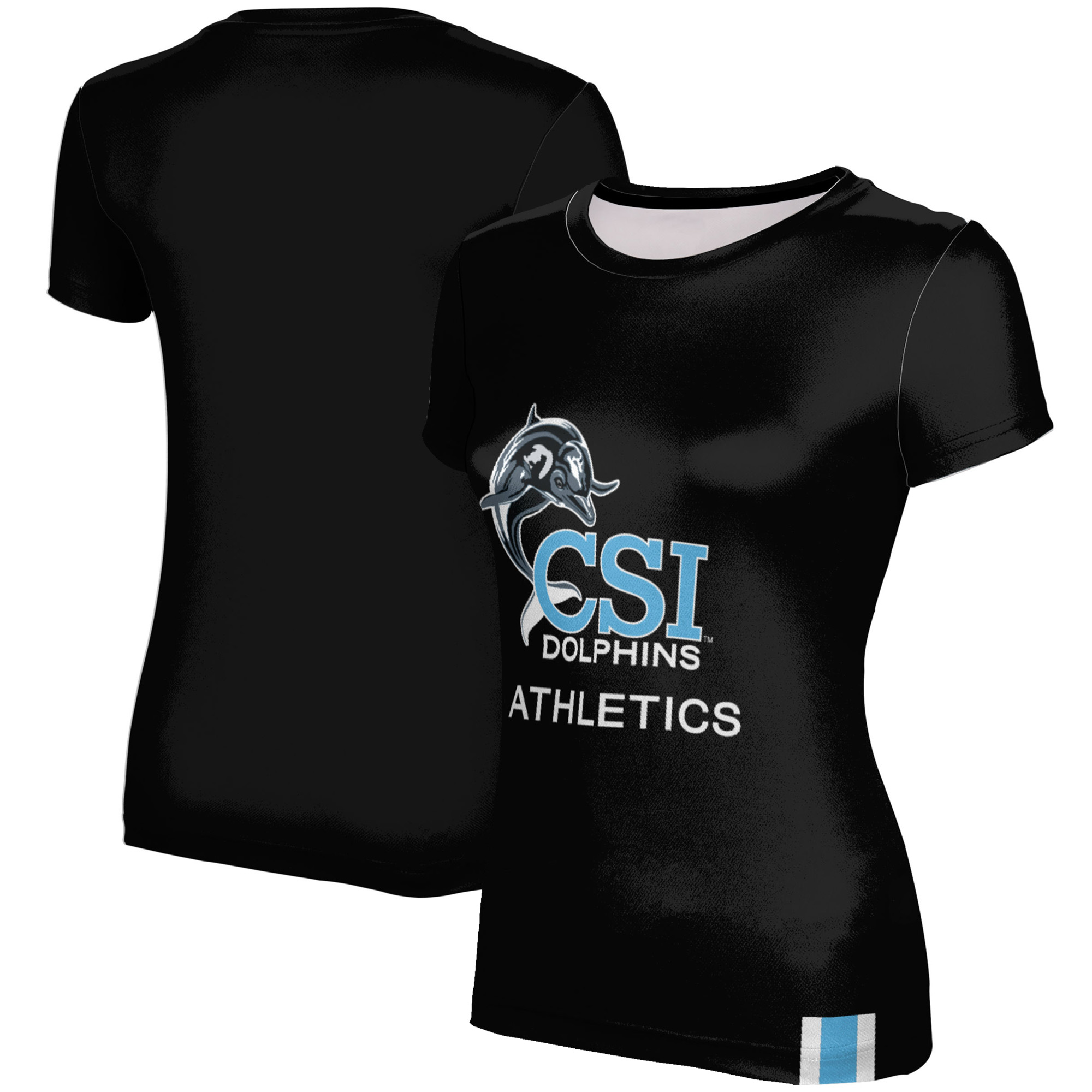 Women's Black CUNY College of Staten Island Athletics T-Shirt