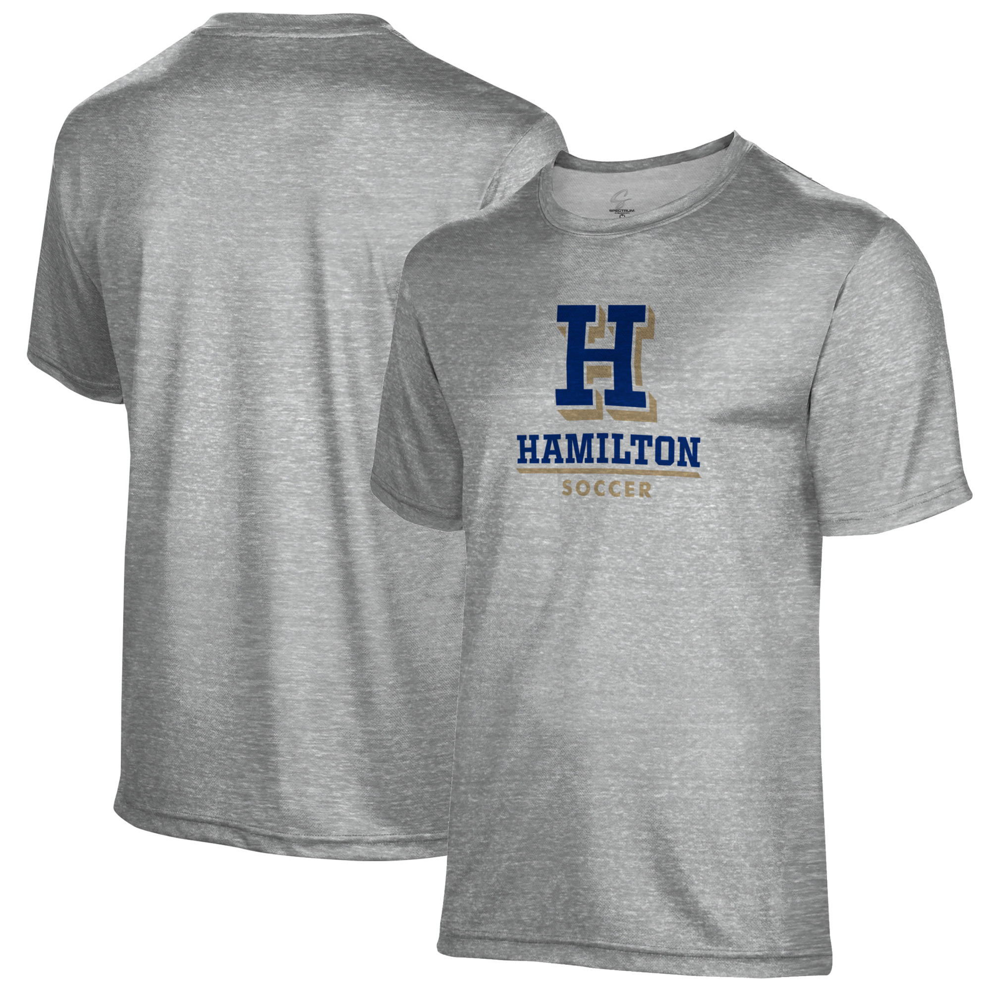 Men's Gray Hamilton Continentals Soccer Name Drop T-Shirt
