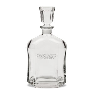 Oakland Golden Grizzlies 23.75oz. Crystal Whisky Decanter