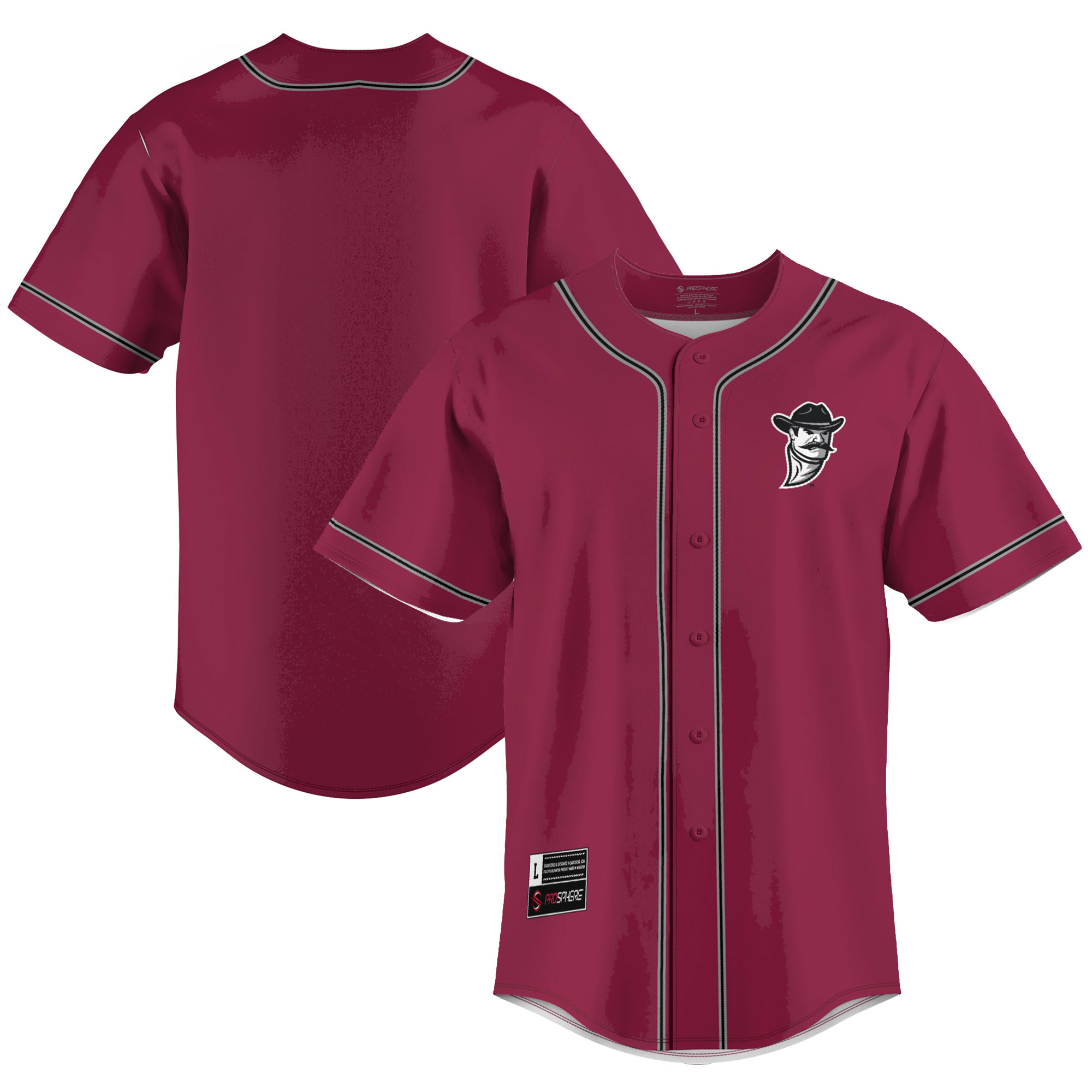 Men's GameDay Greats Crimson New Mexico State Aggies Lightweight Baseball Jersey - Image 5