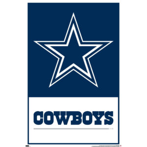 Dallas Cowboys 22.4'' x 34'' Leagues Logo Poster