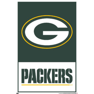 Green Bay Packers 22.4'' x 34'' Leagues Logo Poster