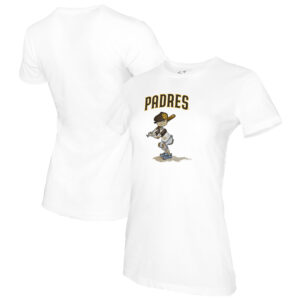 Women's Tiny Turnip White San Diego Padres Slugger T-Shirt