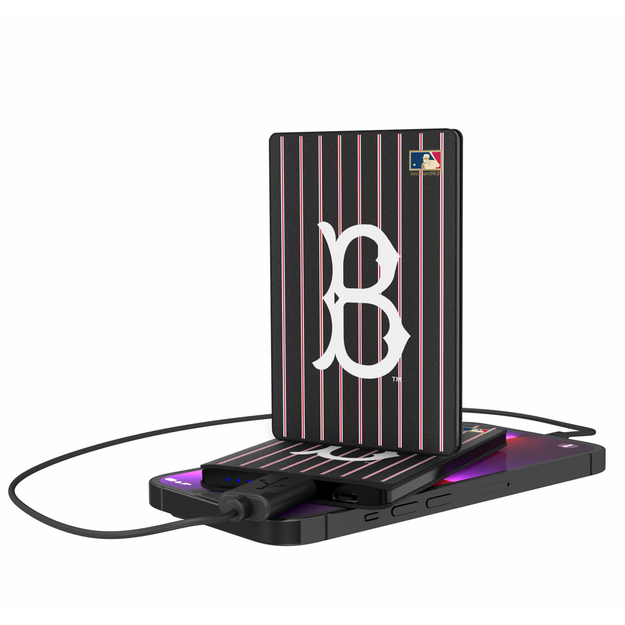 Los Angeles Dodgers 2500 mAh Pinstripe Cooperstown Design Credit Card Powerbank