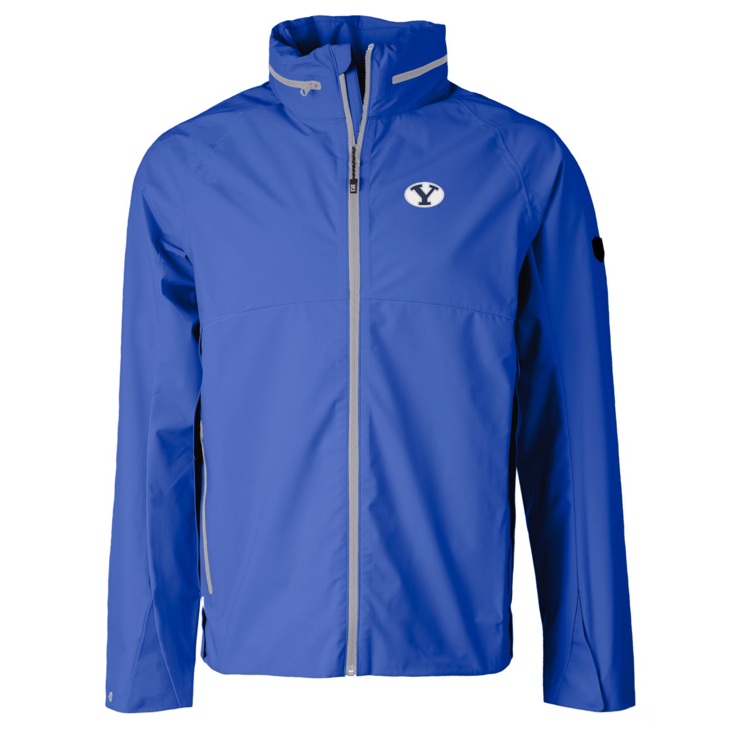 Men's Cutter & Buck Blue BYU Cougars Vapor Full-Zip Rain Jacket