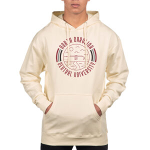 Men's Uscape Apparel Cream North Carolina Central Eagles Standard Pullover Hoodie