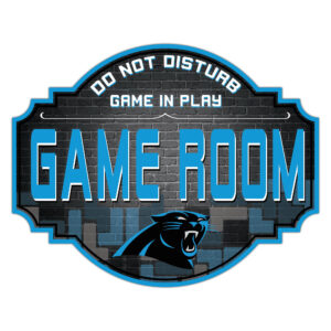 Carolina Panthers 12'' Game Room Tavern Sign