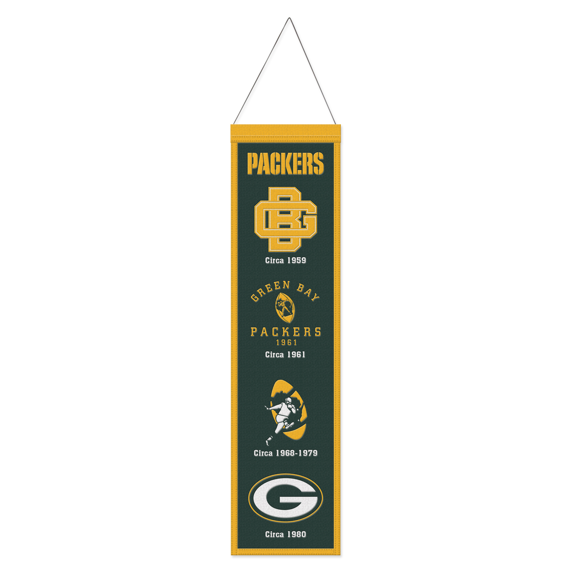 WinCraft Green Bay Packers 8" x 32" Evolution Banner